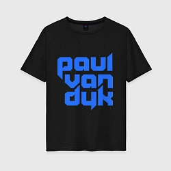 Футболка оверсайз женская Paul van Dyk: Filled, цвет: черный