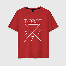 Женская футболка оверсайз T-Fest 327