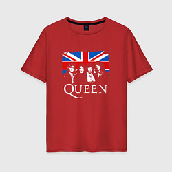 Женская футболка оверсайз Queen UK