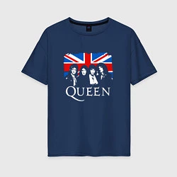 Женская футболка оверсайз Queen UK