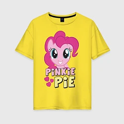 Женская футболка оверсайз Красавица Пинки Пай