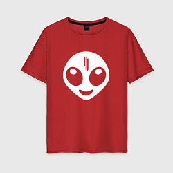 Женская футболка оверсайз Skrillex UFO