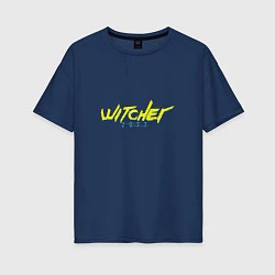 Женская футболка оверсайз WITCHER 2077