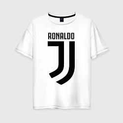 Женская футболка оверсайз Ronaldo CR7