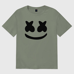 Футболка оверсайз женская Marshmello, цвет: авокадо