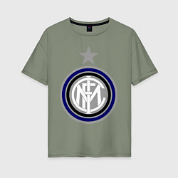 Футболка оверсайз женская Inter FC, цвет: авокадо