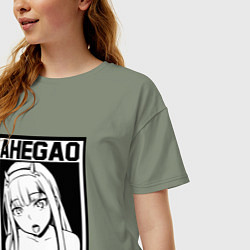 Футболка оверсайз женская AHEGAO, цвет: авокадо — фото 2
