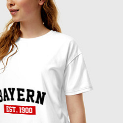 Футболка оверсайз женская FC Bayern Est. 1900, цвет: белый — фото 2