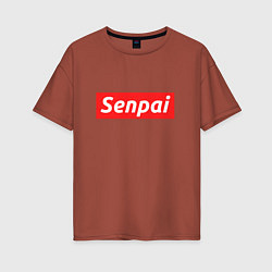 Женская футболка оверсайз Senpai Supreme