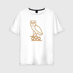 Женская футболка оверсайз OVO Owl