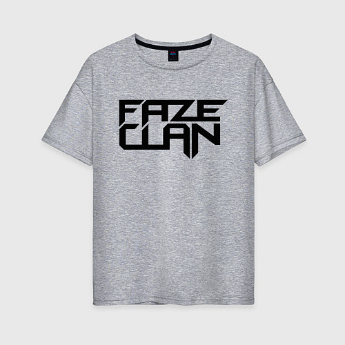 Женская футболка оверсайз FaZe Clan / Меланж – фото 1