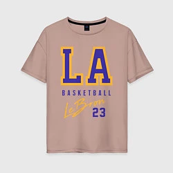 Женская футболка оверсайз Lebron 23: Los Angeles