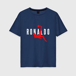 Женская футболка оверсайз Ronaldo Trick