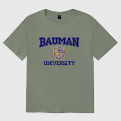 Женская футболка оверсайз BAUMAN University