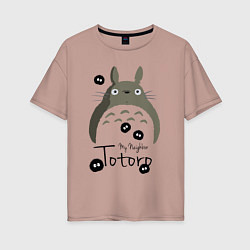 Женская футболка оверсайз My Neighbor Totoro