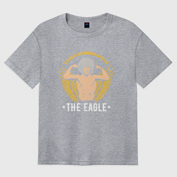 Футболка оверсайз женская Khabib: The Eagle, цвет: меланж