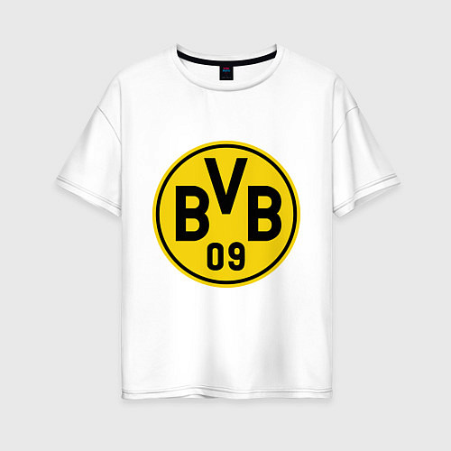 Женская футболка оверсайз BVB 09 / Белый – фото 1