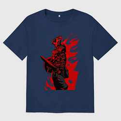 Футболка оверсайз женская Убийца гоблинов, цвет: тёмно-синий