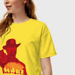 Футболка оверсайз женская Red Dead Redemption 2, цвет: желтый — фото 2