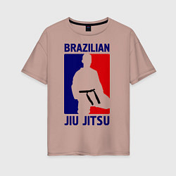 Женская футболка оверсайз Brazilian Jiu jitsu