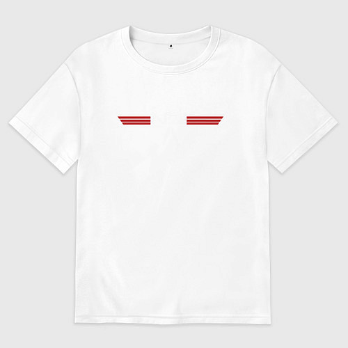 Женская футболка оверсайз Alt N7 Wings / Белый – фото 1