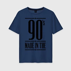 Женская футболка оверсайз Made in the 90s