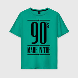 Женская футболка оверсайз Made in the 90s