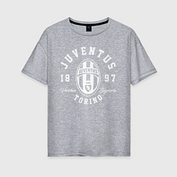 Футболка оверсайз женская Juventus 1897: Torino, цвет: меланж