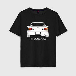 Женская футболка оверсайз Toyota Trueno AE111