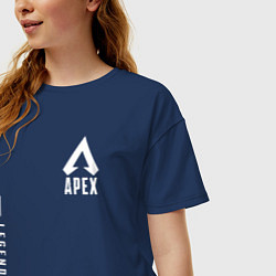 Футболка оверсайз женская Apex Legends Gamer, цвет: тёмно-синий — фото 2