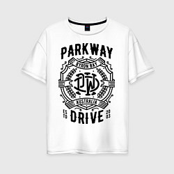 Женская футболка оверсайз Parkway Drive: Australia