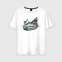 Женская футболка оверсайз Toyota Chaser 100