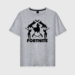 Женская футболка оверсайз Fortnite Team