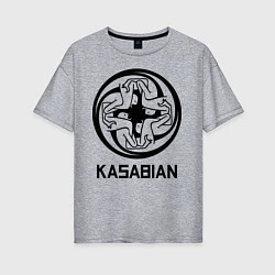 Женская футболка оверсайз Kasabian: Symbol