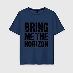 Женская футболка оверсайз Bring me the horizon