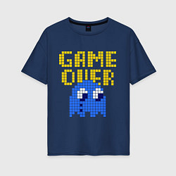 Женская футболка оверсайз Pac-Man: Game over