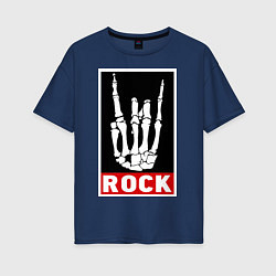 Женская футболка оверсайз Rock Undead