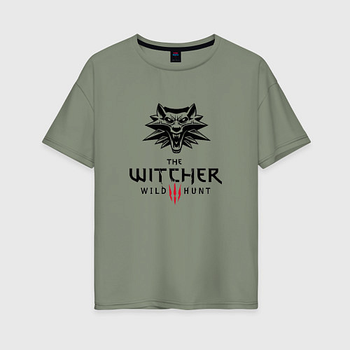 Женская футболка оверсайз THE WITCHER 3:WILD HUNT / Авокадо – фото 1