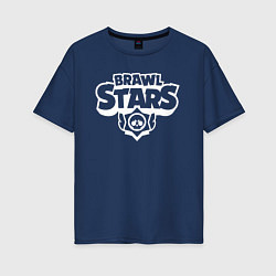 Футболка оверсайз женская BRAWL STARS, цвет: тёмно-синий