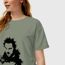 Футболка оверсайз женская Король и шут, цвет: авокадо — фото 2