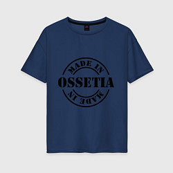 Женская футболка оверсайз Made in Ossetia
