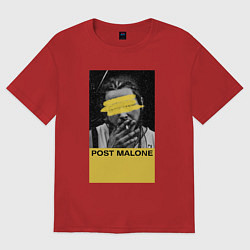 Женская футболка оверсайз Post Malone