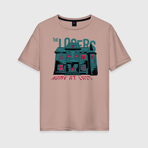 Женская футболка оверсайз The Losers / Пыльно-розовый – фото 1