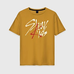 Женская футболка оверсайз Stray Kids