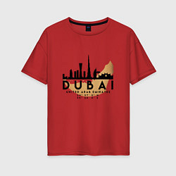 Женская футболка оверсайз ОАЭ Дубаи