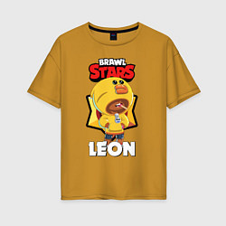 Женская футболка оверсайз BRAWL STARS SALLY LEON