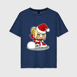 Женская футболка оверсайз Padoru Padoru мем