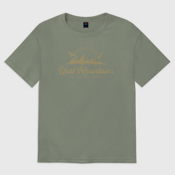 Футболка оверсайз женская Урал Gold Classic, цвет: авокадо