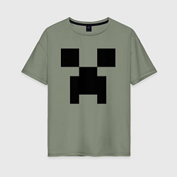 Футболка оверсайз женская Minecraft, цвет: авокадо