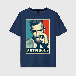 Женская футболка оверсайз Notorious